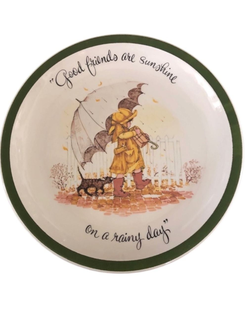 Vintage Holly Hobbie Collector's Edition Plate